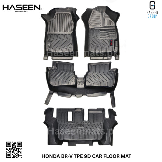 Honda BR-V 9D TPE PLASTIC FLOOR MATS