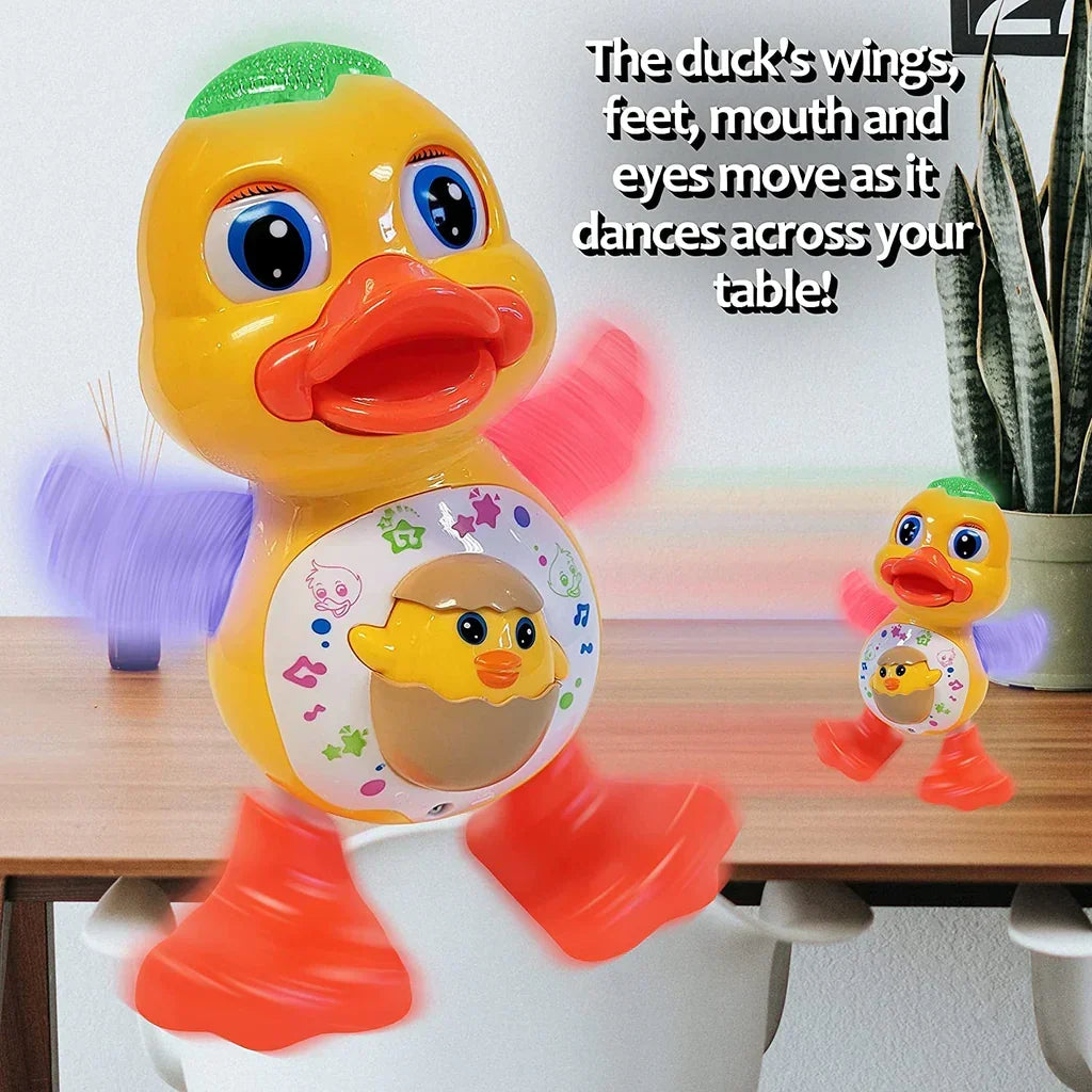 Musical dancing duck toy with LED lights – view 2