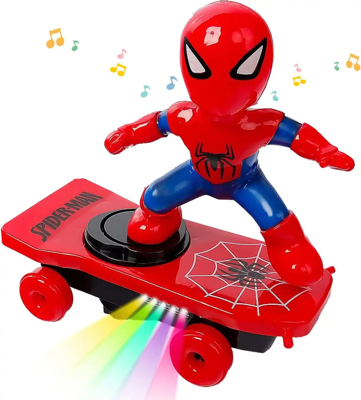 Electric stunt skateboard toy with LED lights – view 4