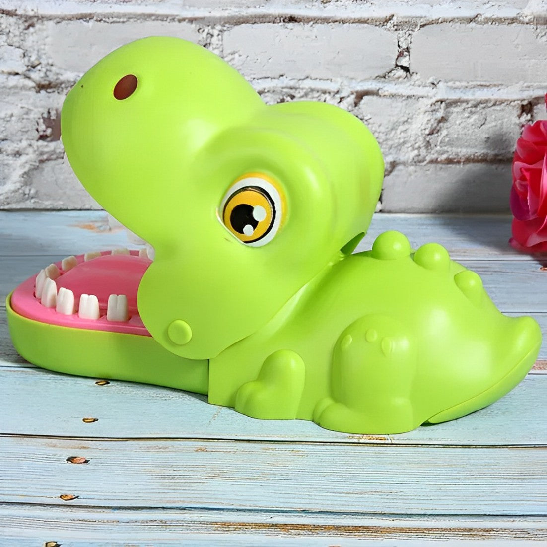Dinosaur bite finger game