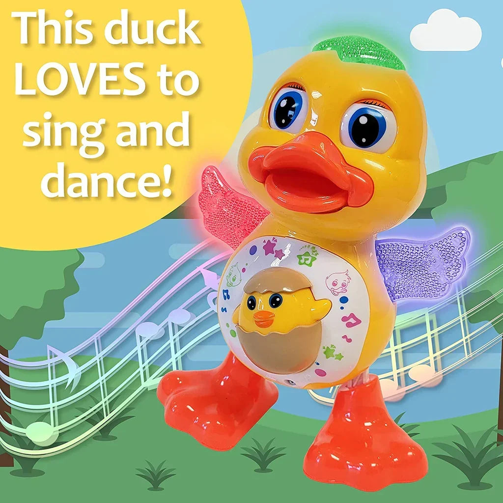 Musical dancing duck toy with LED lights – view 3