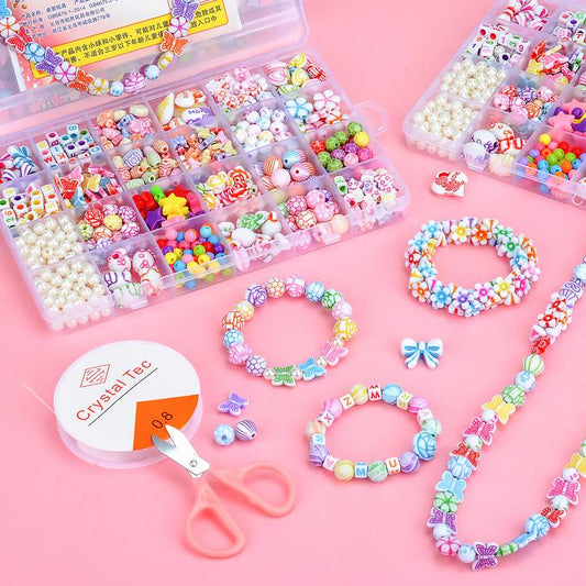 Girls DIY beads set jewelry making kit – view 2
