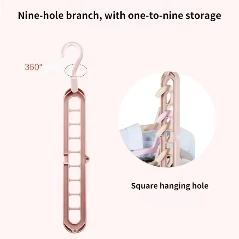 9 in 1 Magic Rotating Hanger | Smart Cloth Organizer (Save upto 50% OFF)