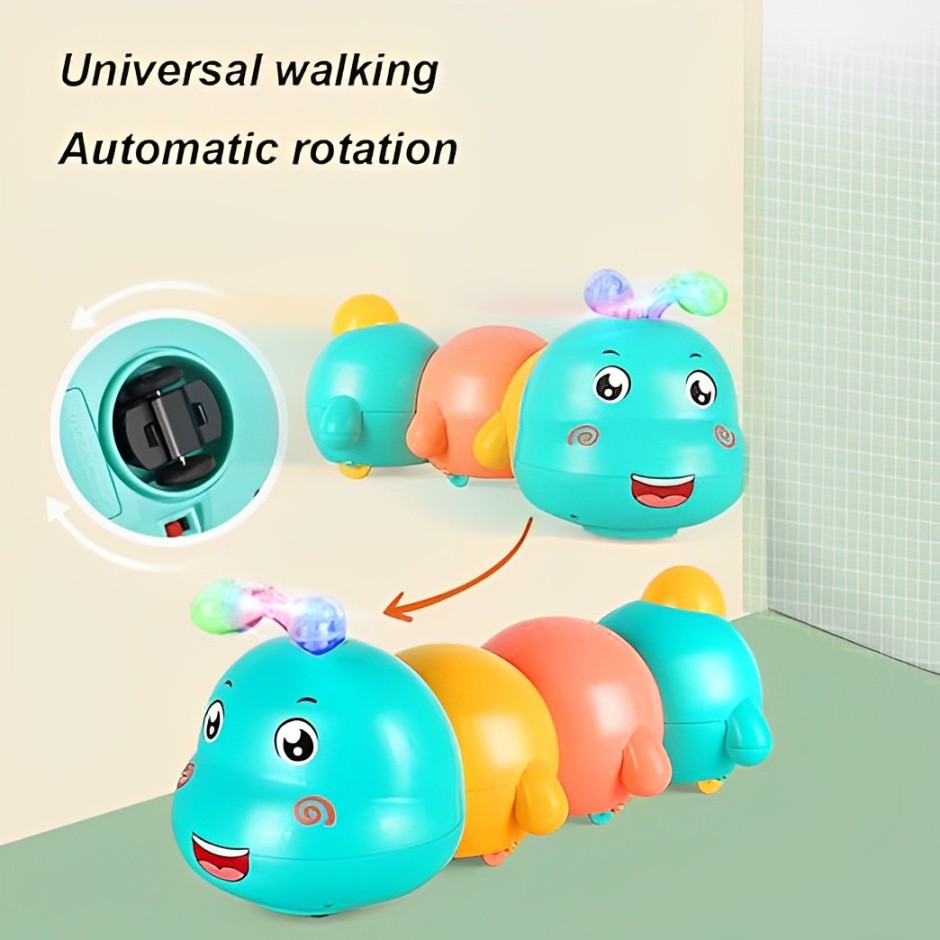 Musical Magnetic Crawling Caterpillar Toy