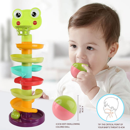 Baby ball drop tower learning toy – view 2