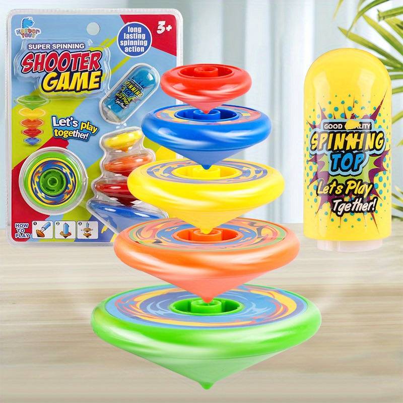 Colorful multi-layered spinning top toy