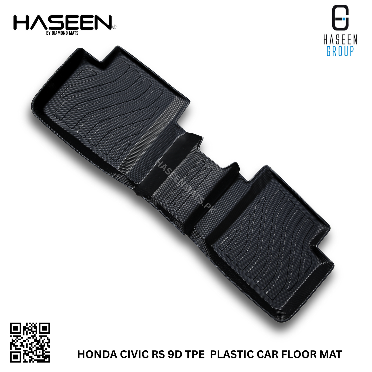 HONDA CIVIC RS 2022-PRESENT TPE PLASTIC HEAVY DUTY 9D FLOOR MAT