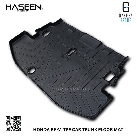 HONDA BR-V 2014-PRESENT TPE PLASTIC CAR TRUNK MAT