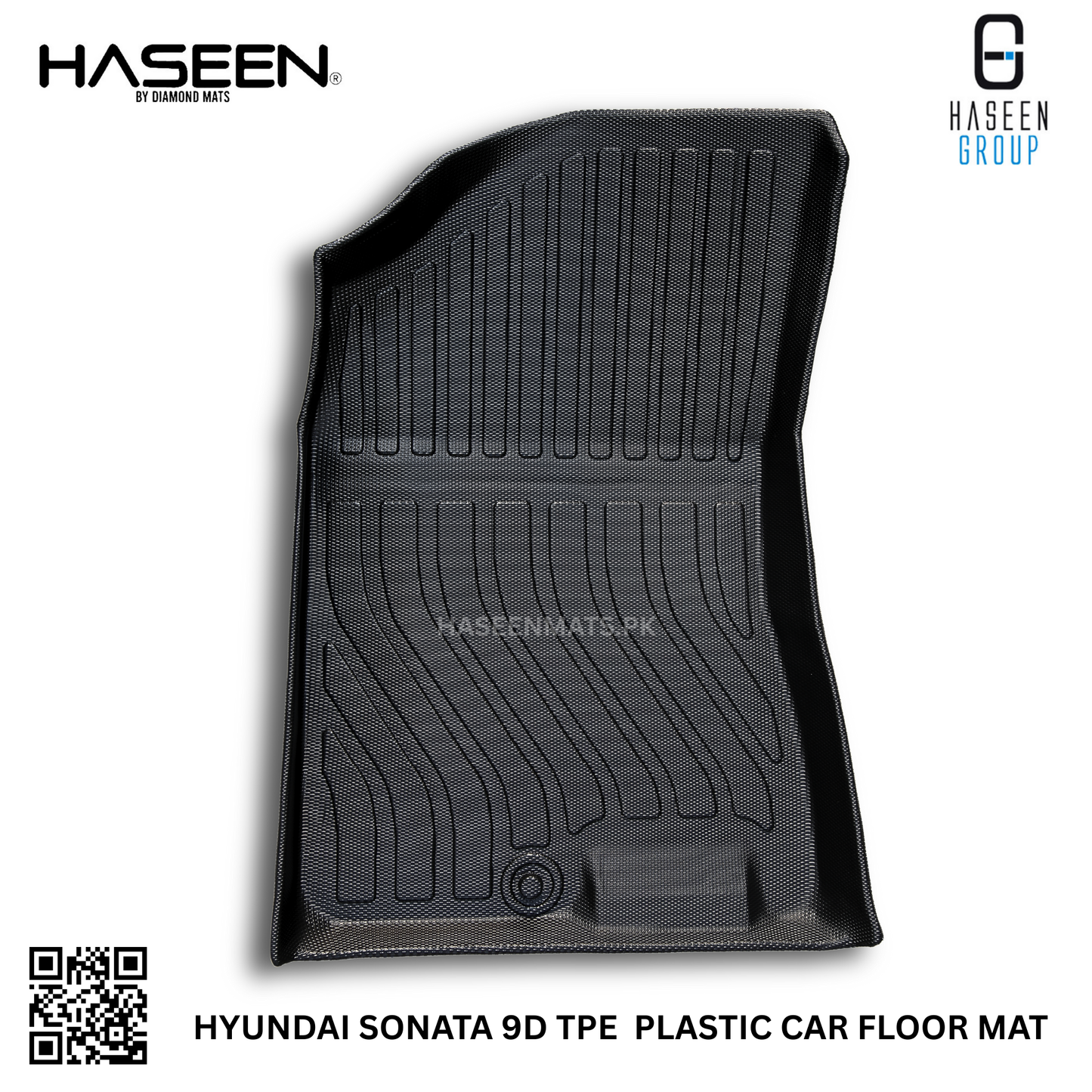 HYUNDAI SONATA 2021-2024 9D TPE PLASTIC HEAVY DUTY CAR FLOOR MAT