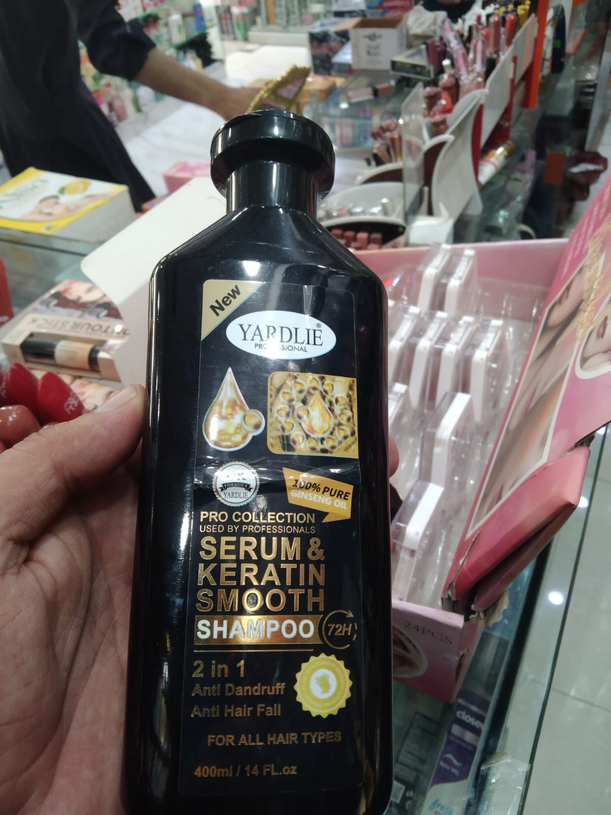 Keratin Shampoo & Hair Serum Set – 400ml Professional Hair Care for Smooth, Frizz-Free & Shiny Hair