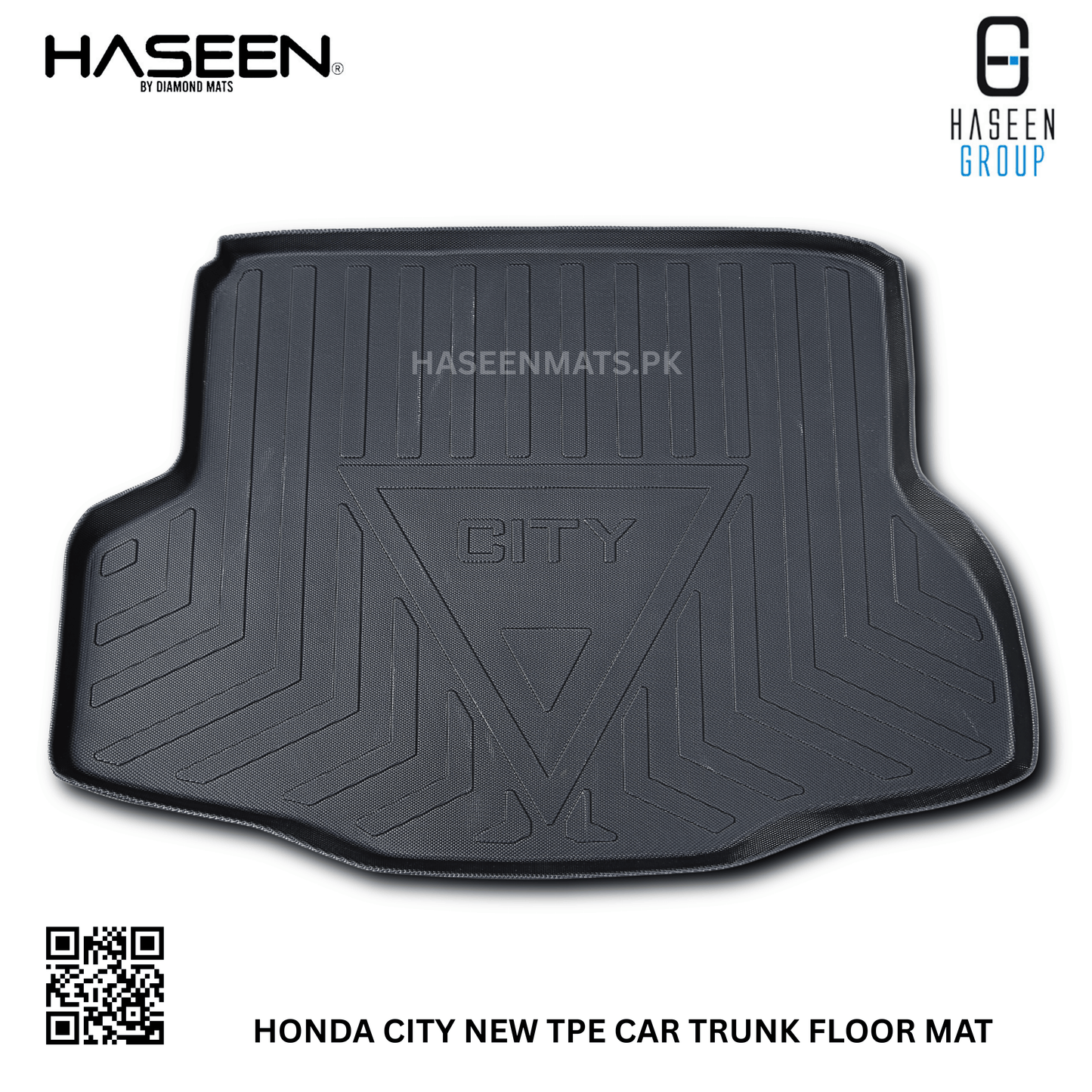 HONDA CITY 2021-2024 TPE PLASTIC CAR TRUNK MAT