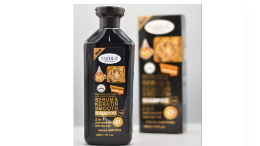 Keratin Shampoo & Hair Serum Set – 400ml Professional Hair Care for Smooth, Frizz-Free & Shiny Hair
