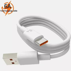 6A Fast Charging Data Cable for Huawei 66W Quick Charge Data Sync FCC/CE Certified