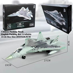 1/72 Air Force SU-57 Fighter Jet Toy Army Airplanes Aircraft Bomber Plane Educational Kid Building Block Military Toy