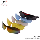 5 Lens Cycling Sunglasses Set Polarized Lens Super Hot Outdoor Cycling Glasses