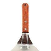 Stainless Steel Pizza Peel Wood Handle Baking Shovel Paddle Cake Lifter Transfer Tray for Baking