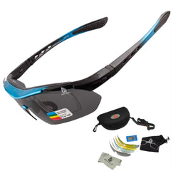 5 Lens Cycling Sunglasses Set Polarized Lens Super Hot Outdoor Cycling Glasses