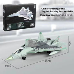 1/72 Air Force SU-57 Fighter Jet Toy Army Airplanes Aircraft Bomber Plane Educational Kid Building Block Military Toy