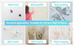 White Waterproof Crack Filler With FREE SCRAPER