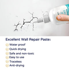 White Waterproof Crack Filler With FREE SCRAPER