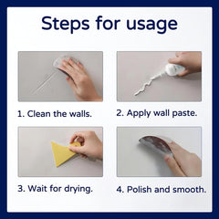 White Waterproof Crack Filler With FREE SCRAPER