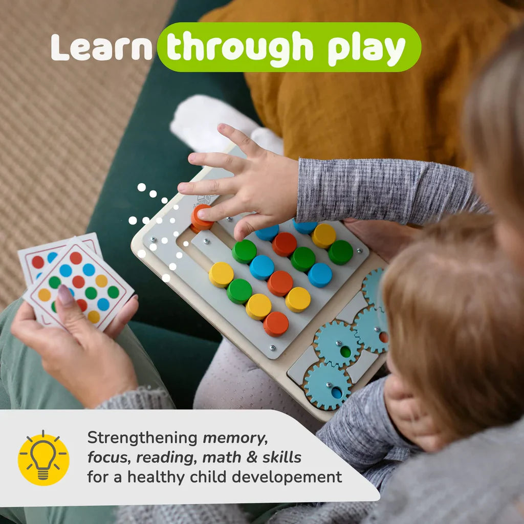 Color Matching Slide Puzzle Toy