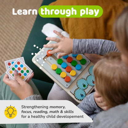 Color Matching Slide Puzzle Toy