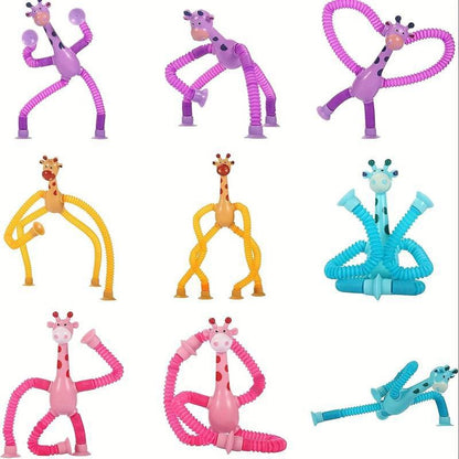 Suction Cup Giraffe Fidget Toy