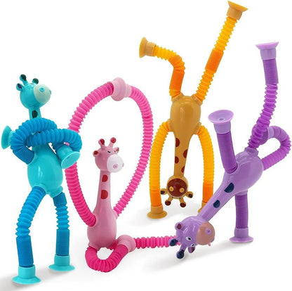 Suction Cup Giraffe Fidget Toy