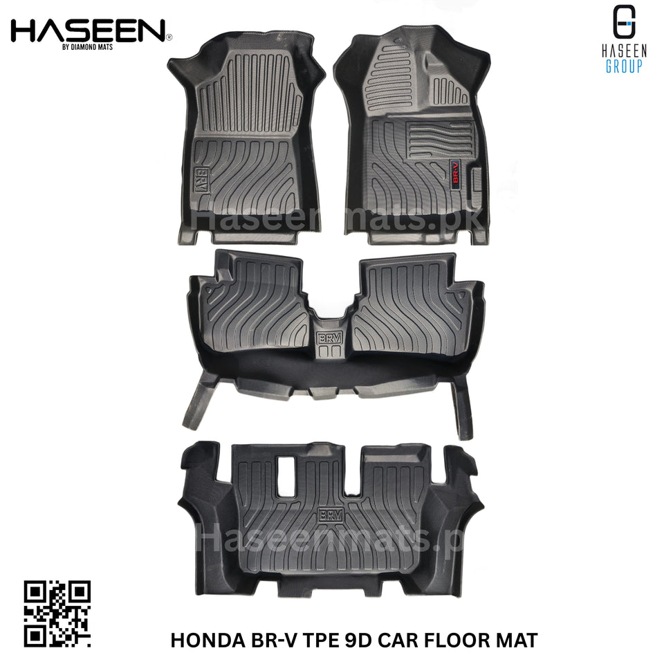 Honda BR-V 9D TPE PLASTIC FLOOR MATS