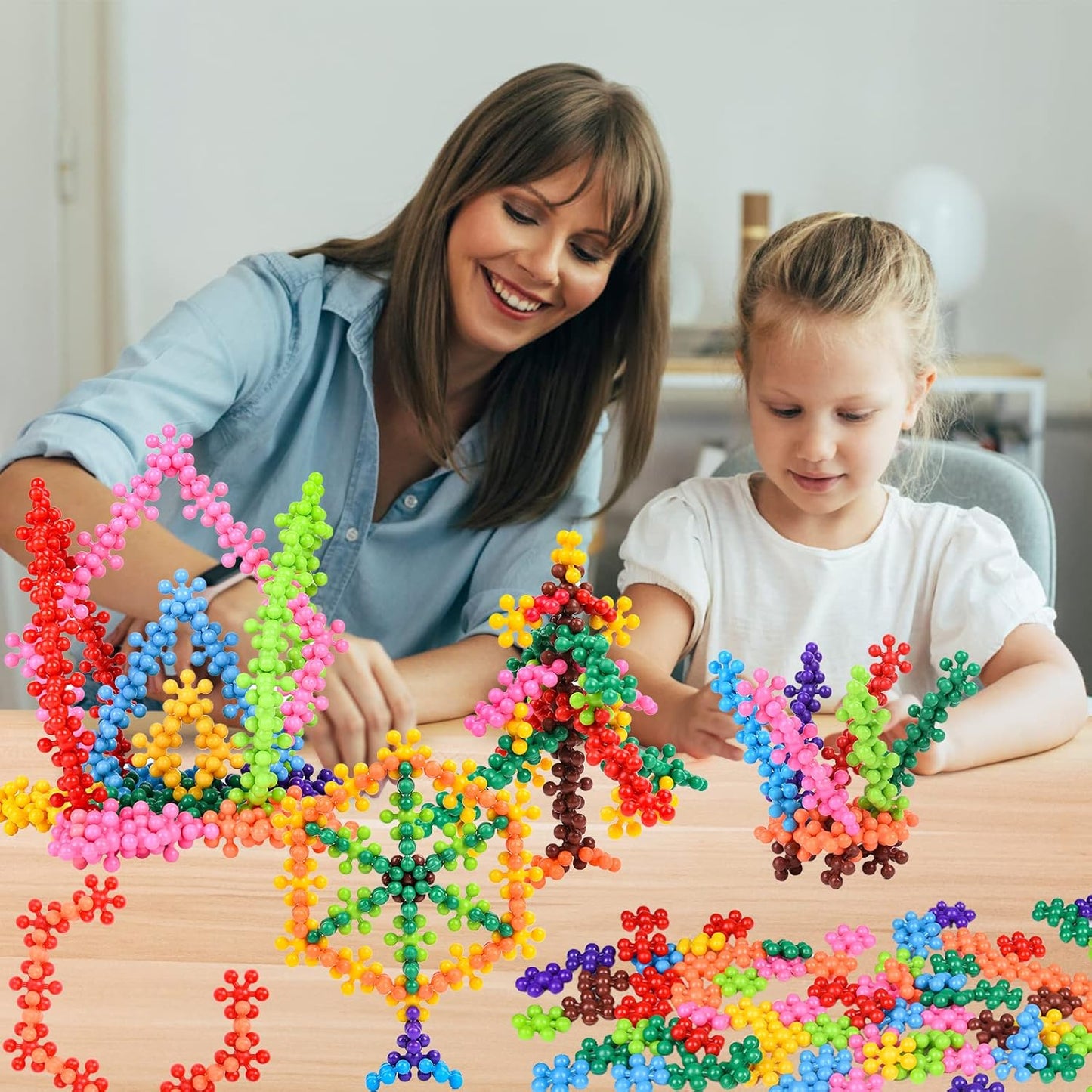 3D Plum Blossoms Building Blocks For Kids