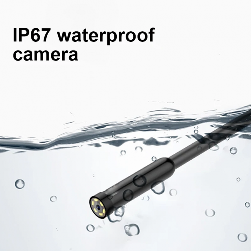 3 in 1 Type-C Android Endoscope Camera with 6 LEDs, HD Mini Inspection Tool.