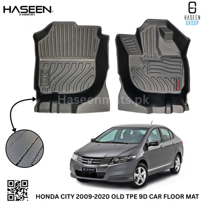 HONDA CITY 2009-2020 TPE PLASTIC HEAVY DUTY 9D FLOOR MAT