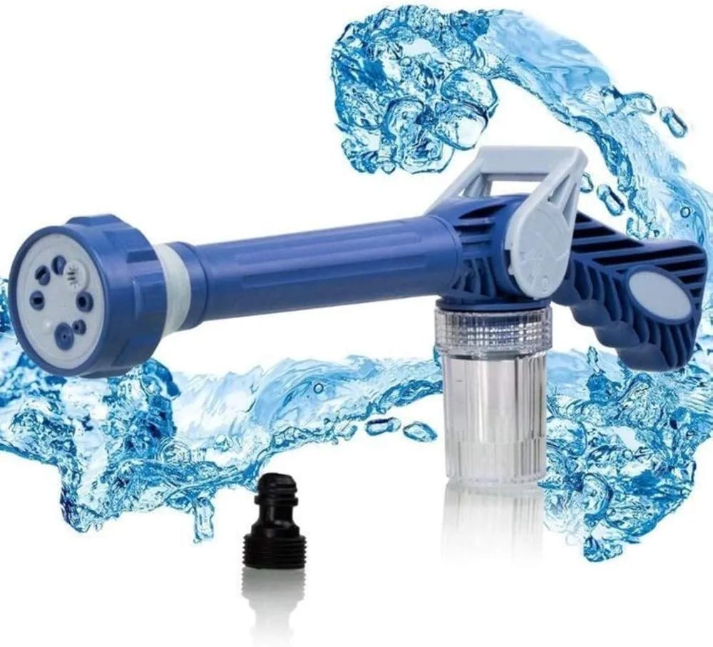 Ez Jet Water Canon 8 In 1 Turbo Water Spray – For Car & Bike Washing, Gardening, And More