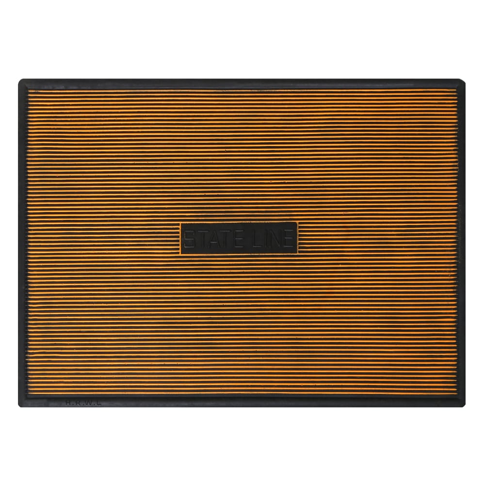 STATE LINE PRINTED MAT