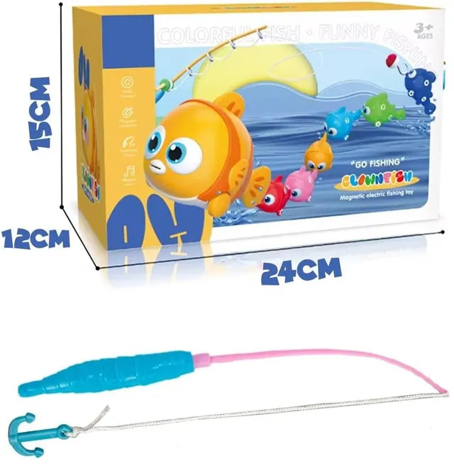 Cute Clown Fish Magnetic Electric Toy For Kids