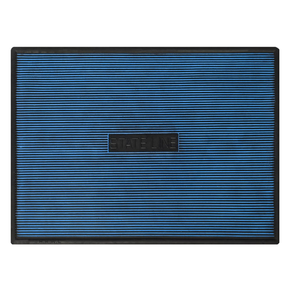 STATE LINE PRINTED MAT