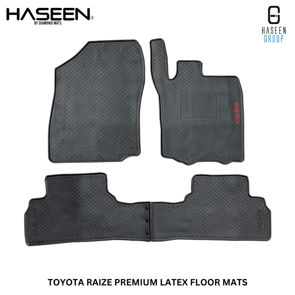 TOYOTA RAIZE 2020-2025 LATEX RUBBER CAR FLOOR MAT