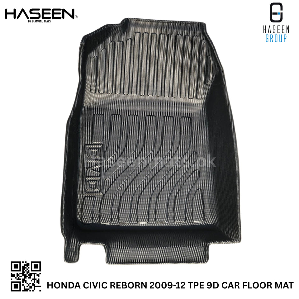 HONDA CIVIC REBORN 2009-2012 9D TPE PLASTIC FLOOR MATS
