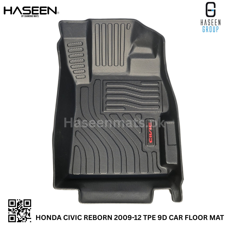 HONDA CIVIC REBORN 2009-2012 9D TPE PLASTIC FLOOR MATS