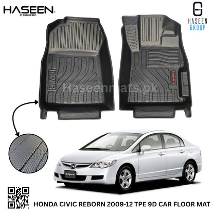 HONDA CIVIC REBORN 2009-2012 9D TPE PLASTIC FLOOR MATS