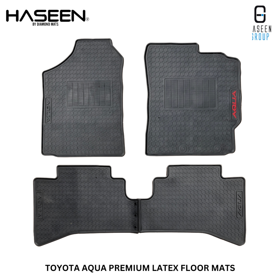 TOYOTA AQUA LATEX RUBBER CAR FLOOR MAT