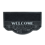 FLORAL WELCOME WITH CARPET DOOR MATS