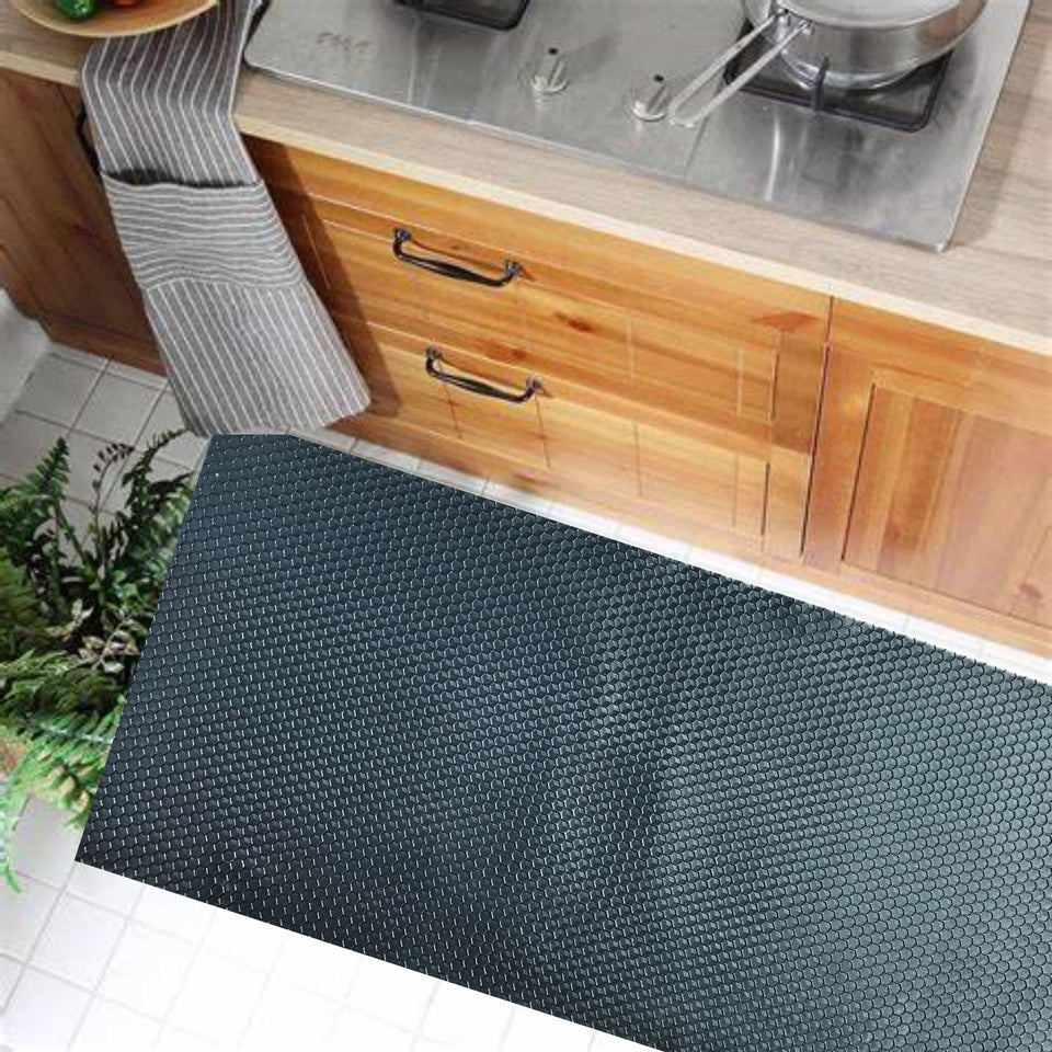 COMBO OF TWO PIECE HONEYCOMB LAMINATION RUNNER MAT PVC HOME & OFFICE DOOR MAT
