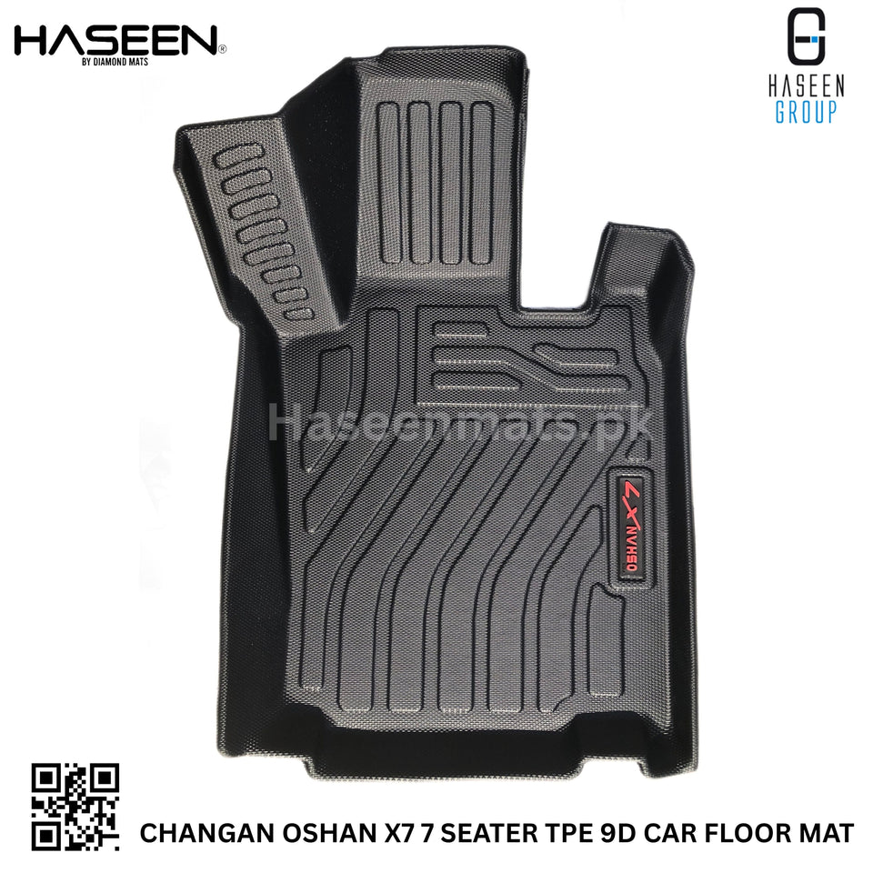 CHANGAN OSHAN X7 7 SEATER 9D TPE PLASTIC HEAVY DUTY CAR FLOOR MAT