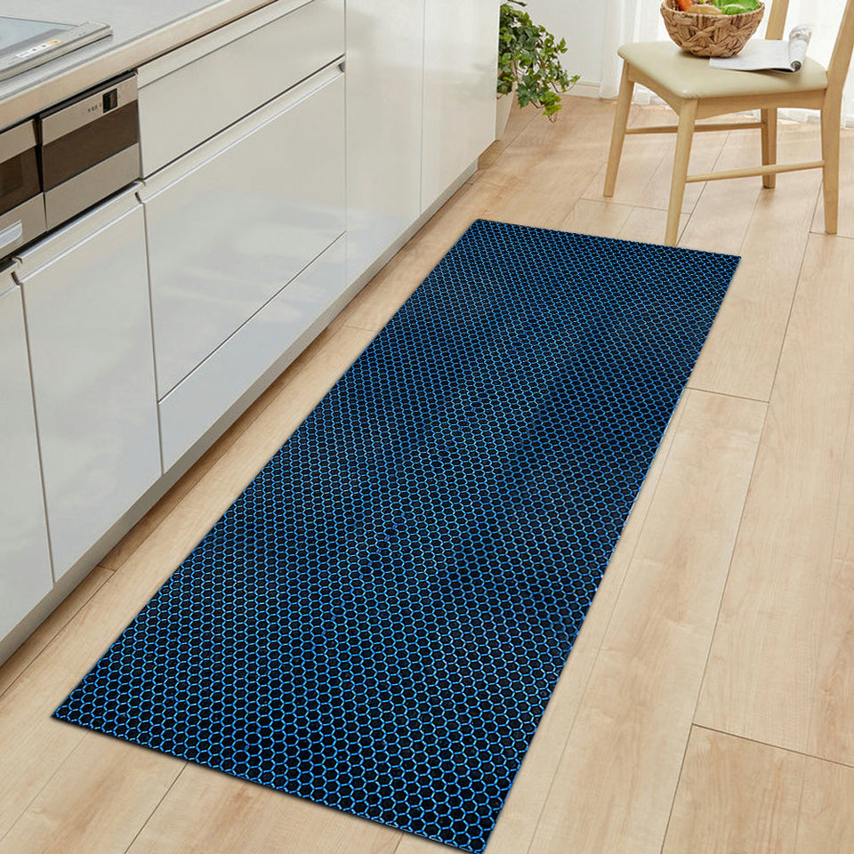 HONEY COMB BIG RUNNER PRINTED DOOR MAT