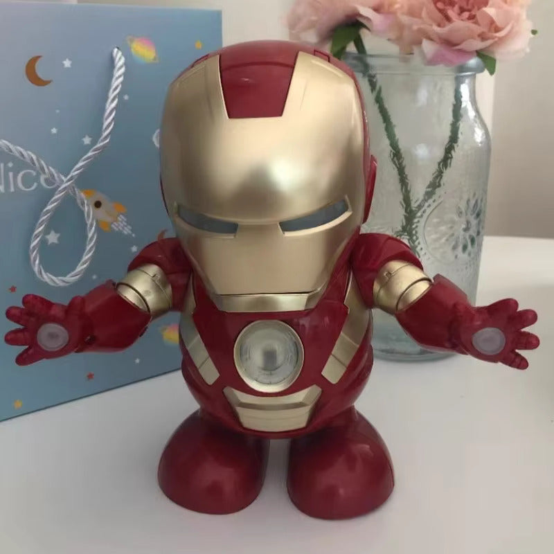 Lightning & Musical Dancing Iron Man Toy