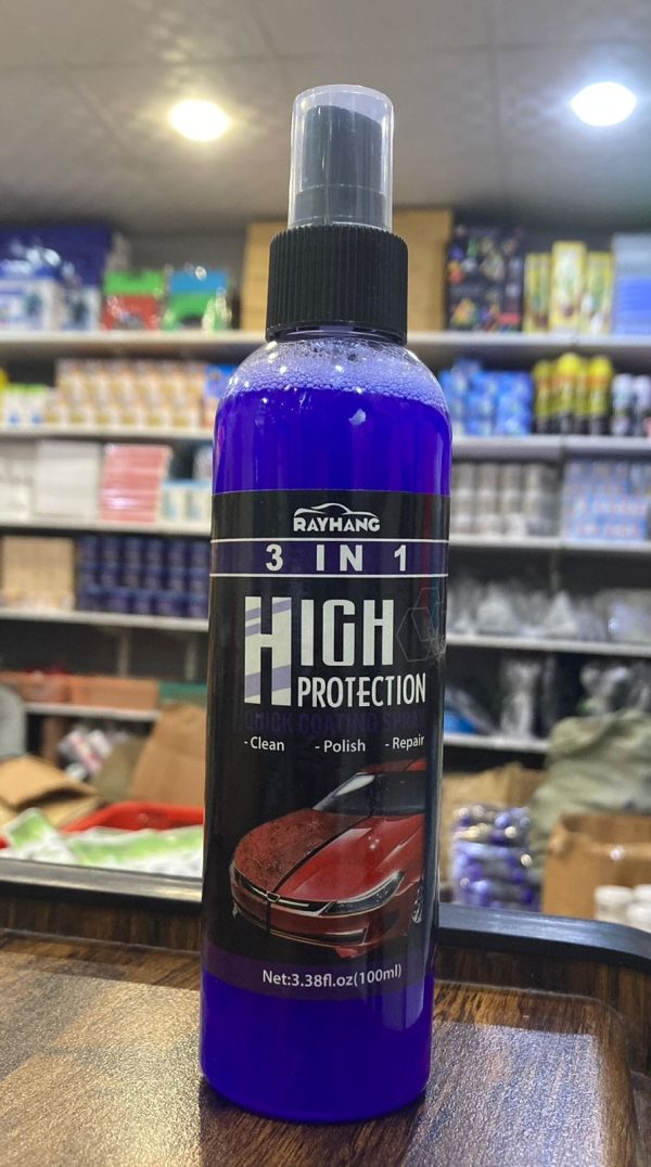 Premium Quality 3 In 1 High Protection Quick Car Coating Spray 🔥 (Imported)