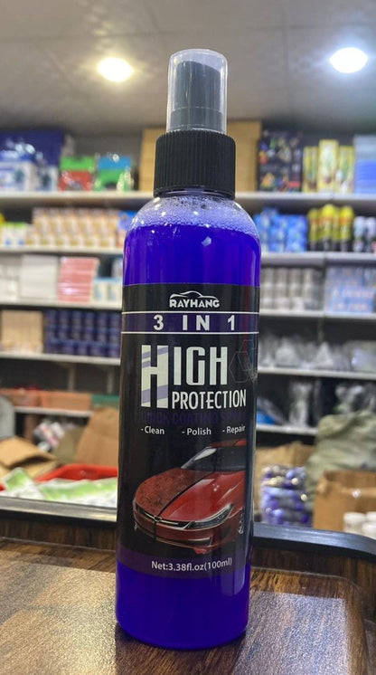 Premium Quality 3 In 1 High Protection Quick Car Coating Spray 🔥 (Imported)