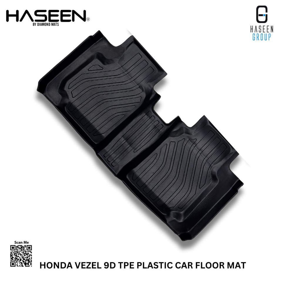 HONDA VEZEL 2014-2024 NEW STYLE LUXURY 9D TPE PLASTIC FLOOR MAT